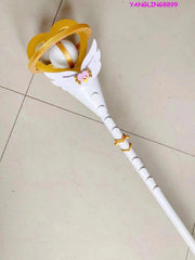 Sailor Moon Tsukino Usagi Cosplay Canes Wand Magic Staff Prop 160cm Roleplay Toy 07FC0E-D4 - KOEEK