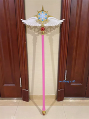 Card Captor Sakura Kinomoto Star Cane 47in  Glowing Magic Wand Cosplay Prop Gift 07FC0E-D4 - KOEEK