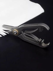 Titanium alloy portable mini EDC multifunctional tool nose hair clipper knife 07FC0E-D4 - KOEEK