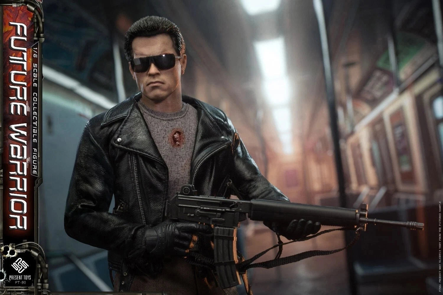 PRESENT TOYS PT-sp80 1/6 Future Warrior T800 Arnold 12" Action Figure Model Gift PRESENT_TOYS - KOEEK