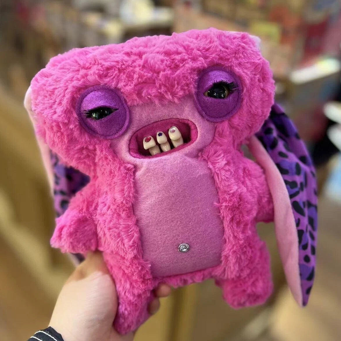 In Stock FUGGLER Baddies Series Lord Long Ears Cute Ugly Monster Plush Toy 07FC0E-D4 - KOEEK