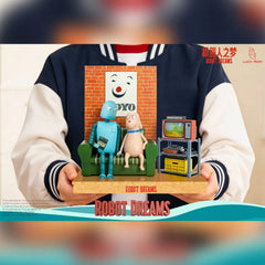 In Stock Official LUCK MOAI X Robot Dreams Collectible Figure Ornament Gift LUCK_MOAI - KOEEK