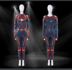 Marvel Costume Leather Captain Cosplay Marvel Carol Danvers  Halloween Outfits 07FC0E-D4 - KOEEK