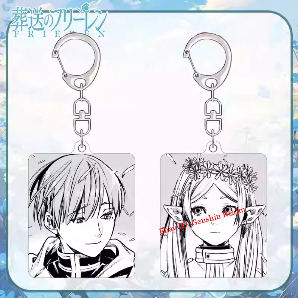2Pcs/Set Anime Frieren: Beyond Journey's End Acrylic Keychain Decor Pendant Gift 07FC0E-D4 - KOEEK