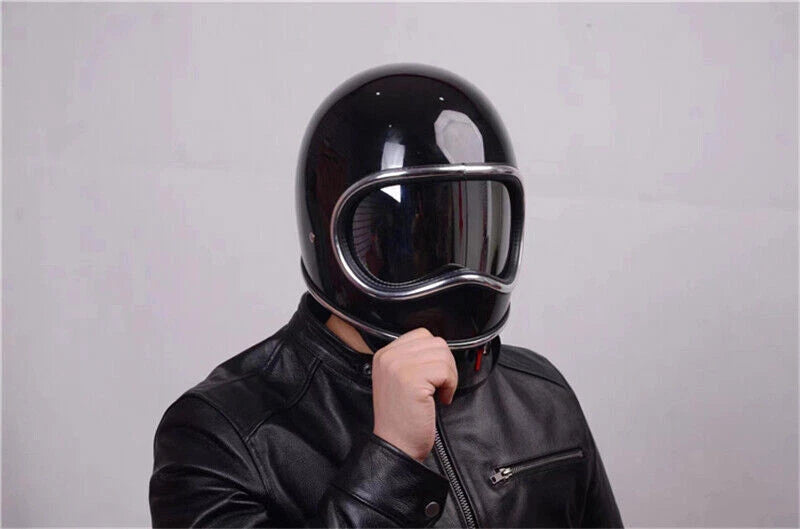 Full Face Rider Motorcycle Helmet Retro Style Small Helmet with Shield SORK SORK - KOEEK