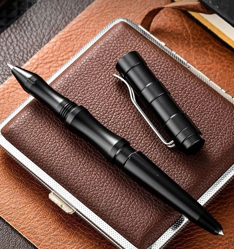 Aluminium Alloy EDC Pocket Ballpoint Pen Office Working Signature Pen for Gift 07FC0E-D4 - KOEEK