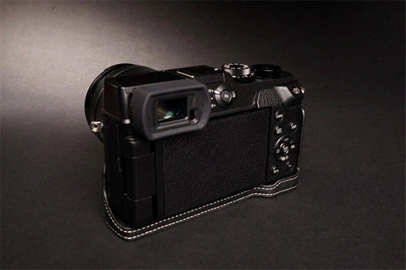 Panasonic Lumix GX8 Leather Half Case Camera Body Handmade Retro Cover Insert TP TP - KOEEK