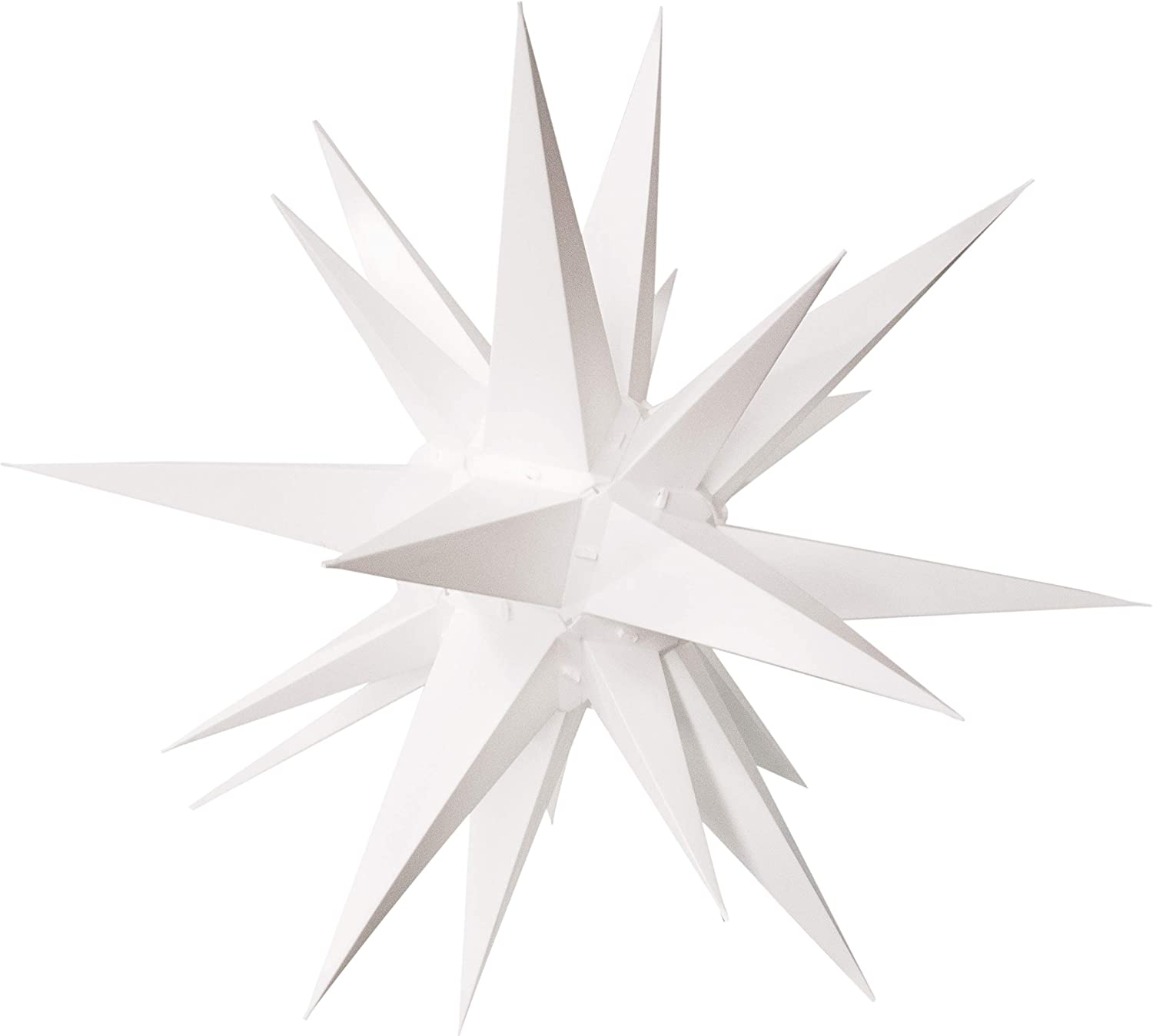 21" Large Warm White LED Moran Star - Hanging Outdoor Christmas Light - Use a 07FC0E-D4 - KOEEK