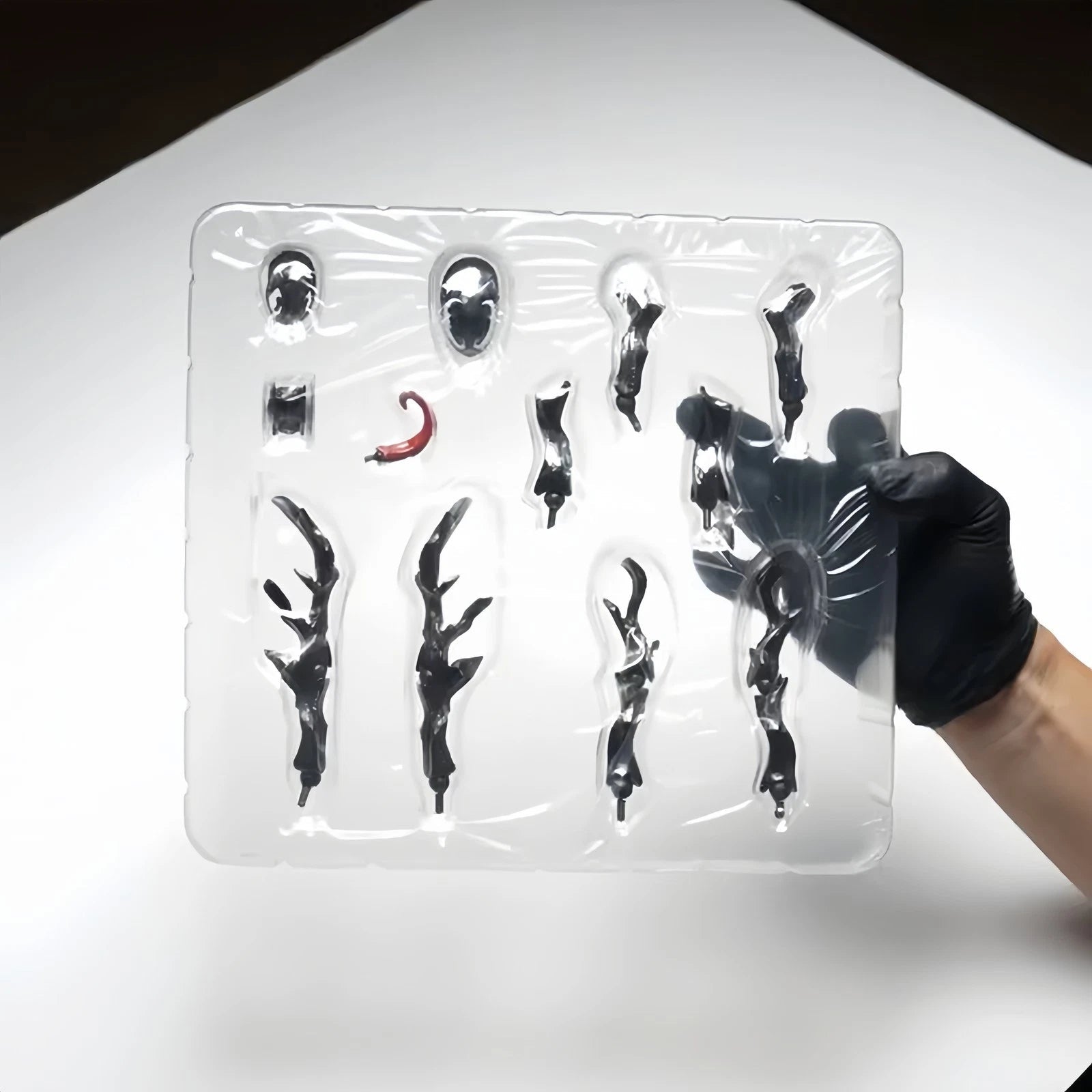 Hot- PC TOYS No.03 The Amazing Venom Symbiote Glossy Black 1/12 Action Figure PC_TOYS - KOEEK