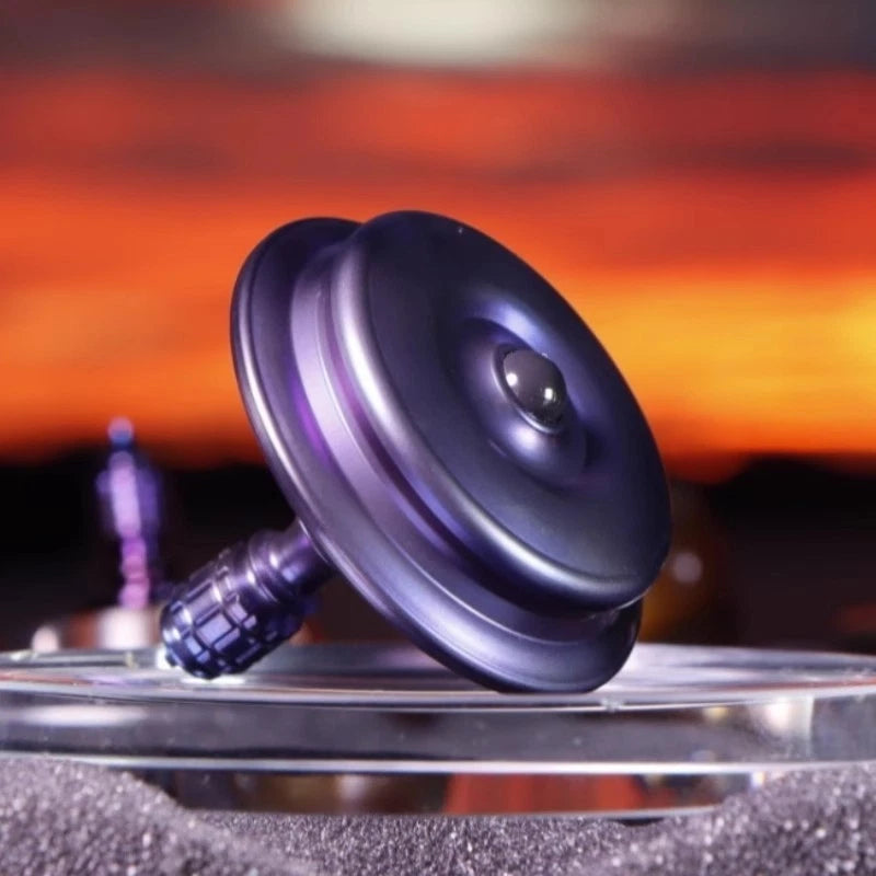 Titanium Alloy Spinning Finger Spinner Top Ceramic Bead EDC Fidget Spinner Toys 07FC0E-D4 - KOEEK