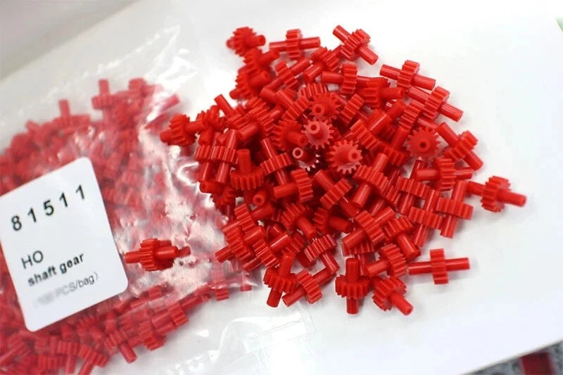 10 PCS 1/87 Ho Scale 15 Tooth Gear Model Electric Train Sand Table Accessories 07FC0E-D4 - KOEEK