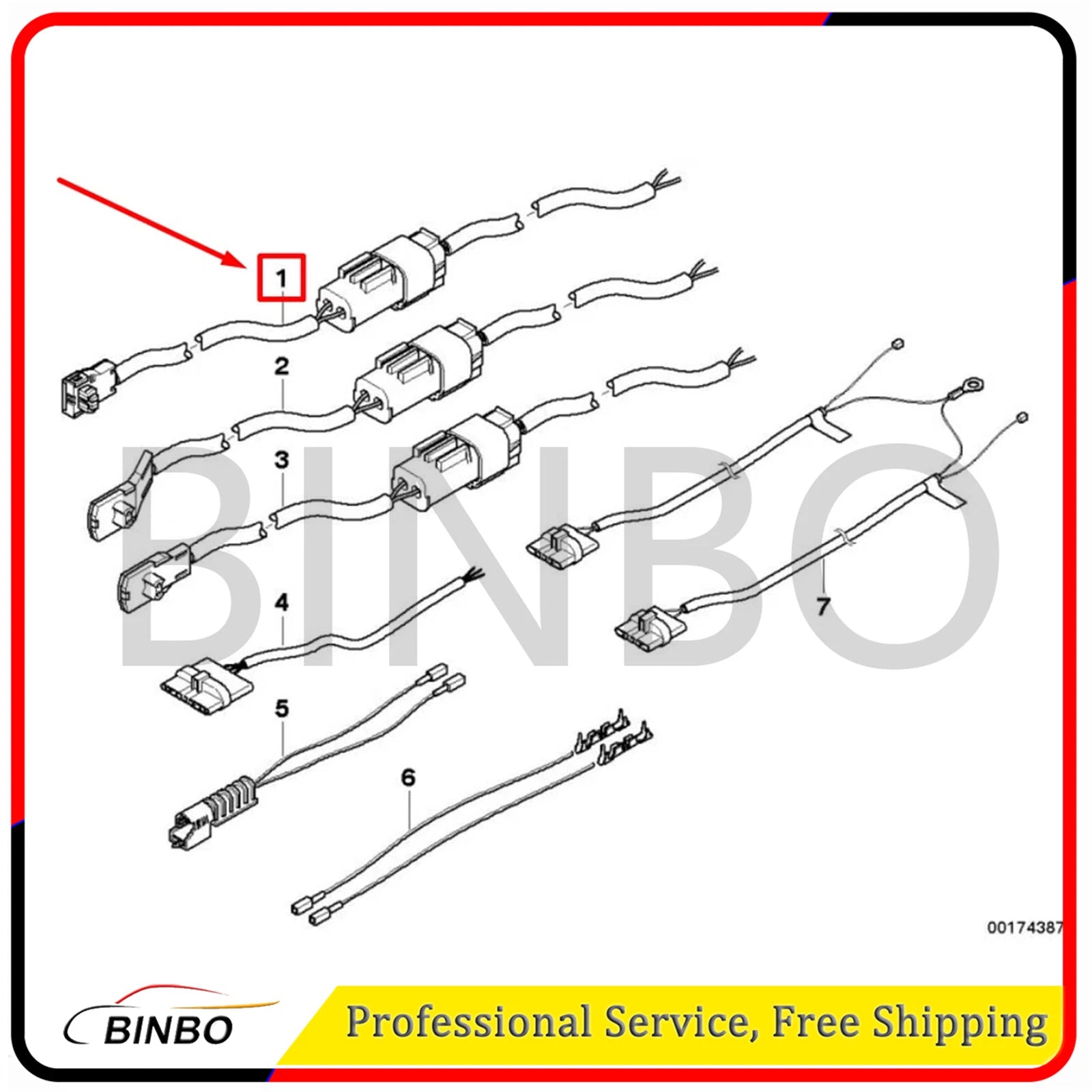 FOR BMW M3 X5 M X6 Repair Cable Belt Tensioner Seat Connector 61129118095 07FC0E-D4 - KOEEK