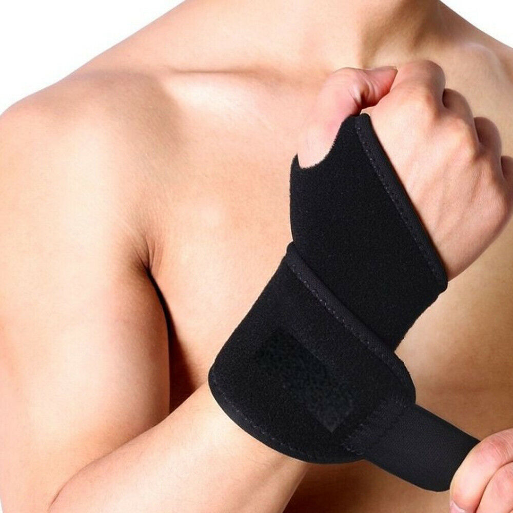 new Wrist Guard Band Brace Support Carpal Tunnel Sprains Strain Gym Strap koeek - KOEEK