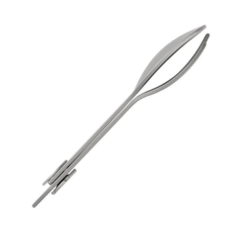 Titanium Fork and Spoon 2 in 1 Set Camping Outdoor Portable Cutlery EDC 07FC0E-D4 - KOEEK