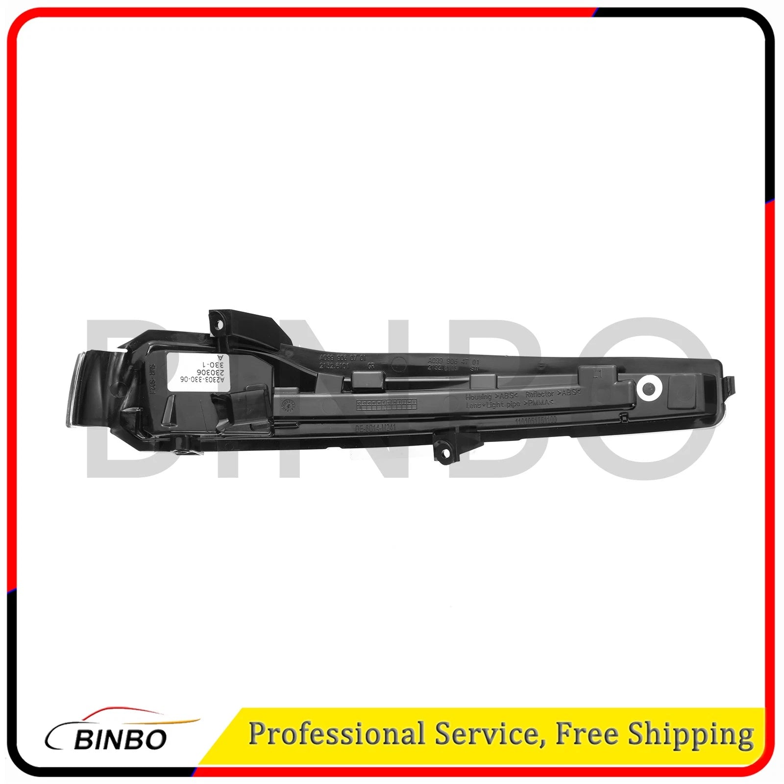 Mirror Turn Signal Light left side for 2016 & 2018 Mercedes C300 4Matic Sedan 07FC0E-D4 - KOEEK