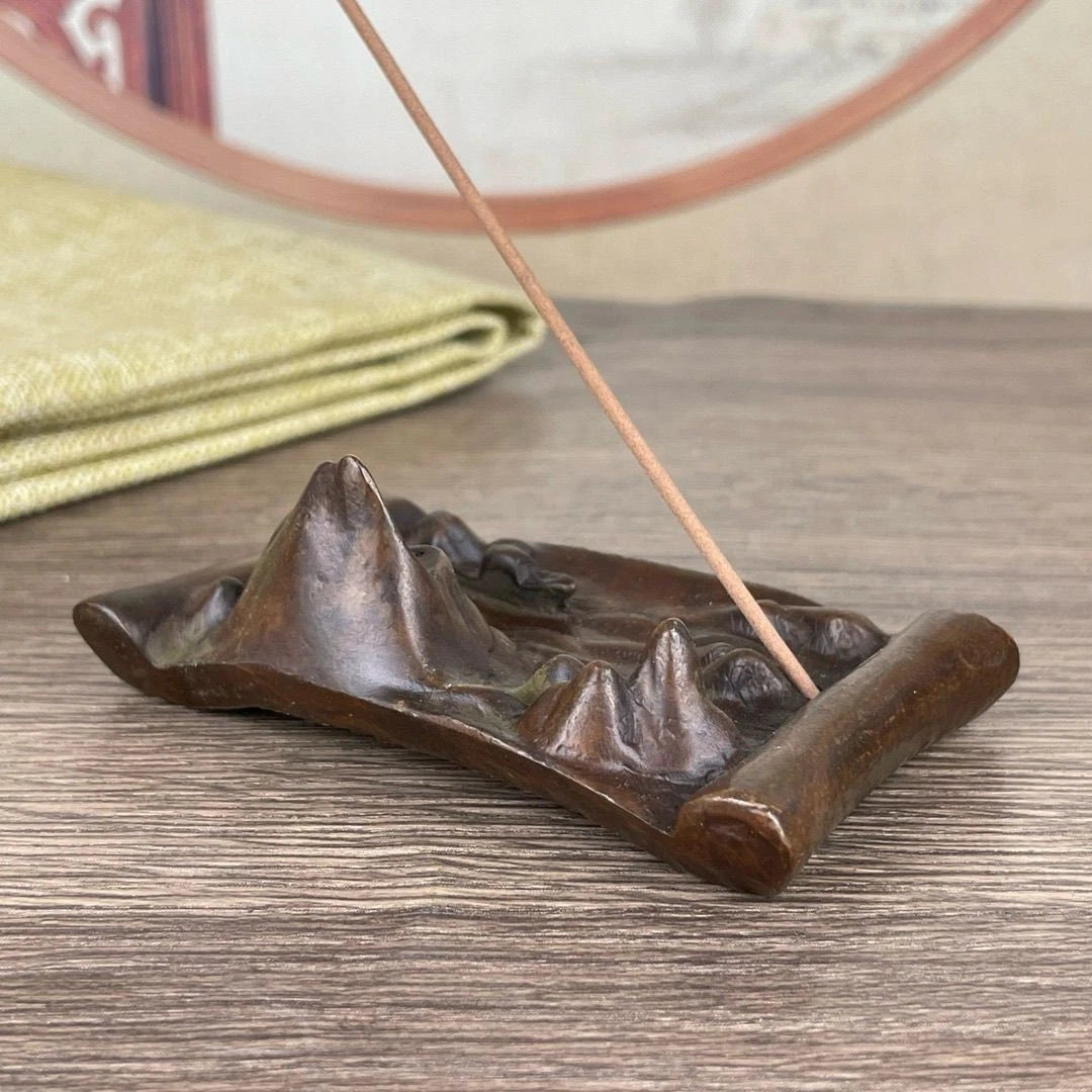 Backflow Mountain Stream Incense Burner Sandalwood Aromatherapy Tea Art Decor 07FC0E-D4 - KOEEK