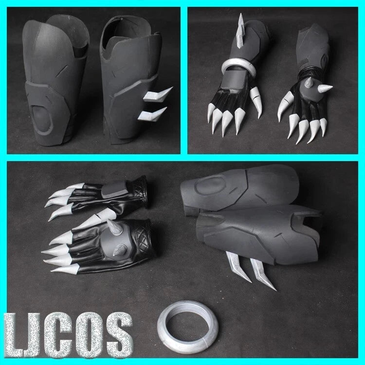 OW Overwatch Reaper Gabriel Reyes Gloves Arm Chest Armors Belt COSPLAY EVA Prop 07FC0E-D4 - KOEEK