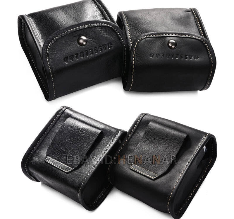 Leather Camera case Protector Bag For Hasselblad Film Back Waist Bag 9*9.5*5cm 07FC0E-D4 - KOEEK