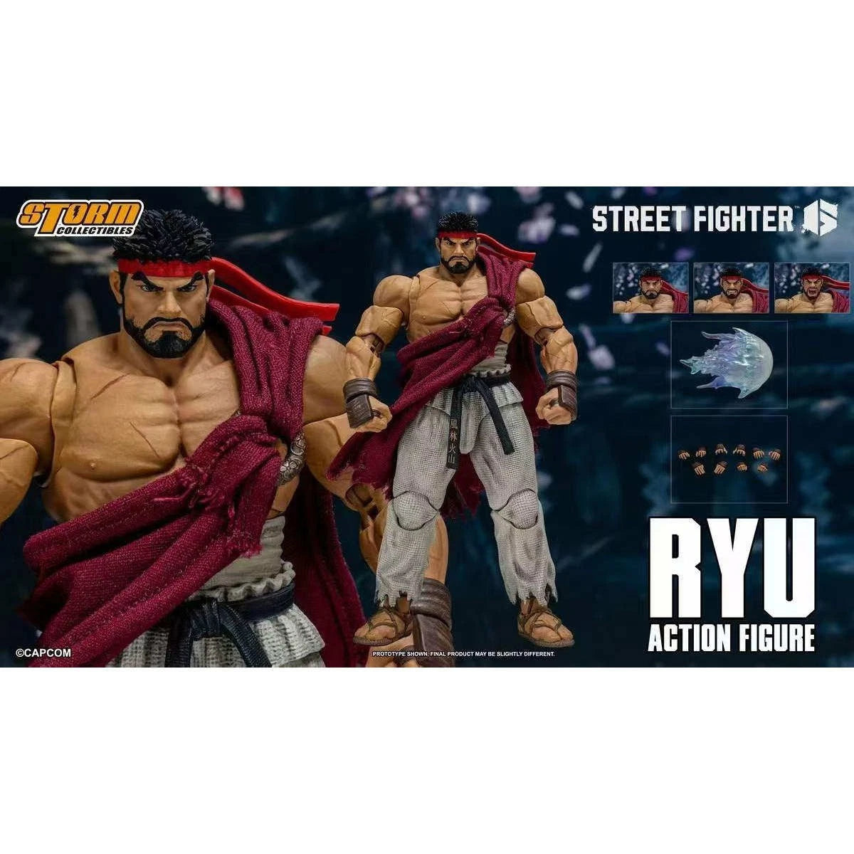 Storm Collectibles Street Fighter 6 Ryu CPSF28 Storm Toys 6" Figure  in Stock 07FC0E-D4 - KOEEK