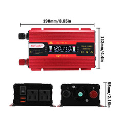 ny 6000W DC konverter 12/24V A 110V AC 2USB Para Carro Auto Inversor Corriente