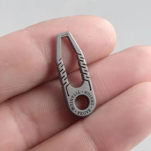 1PC Titanium Zipper Pull Replacement Detachable Zipper Pull Tab Universal 07FC0E-D4 - KOEEK
