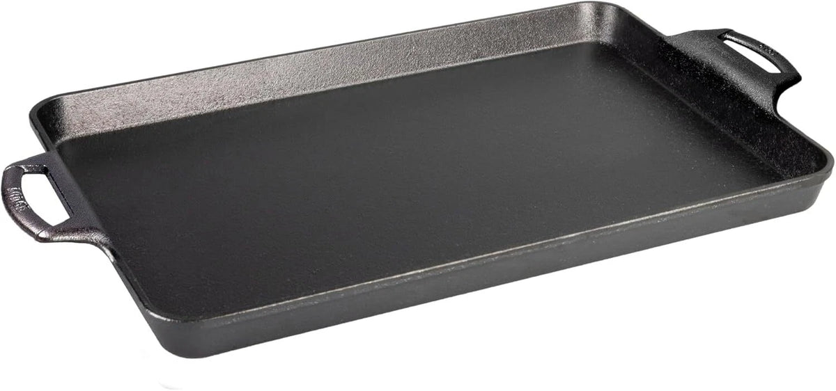 15.5 “x10.5” Cast Iron Baking Pan, Black