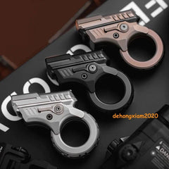 EDC Toy Flip Pushing Slider Gun Fidget Spinner Push Card Ratchet Fingertip Toy 07FC0E-D4 - KOEEK