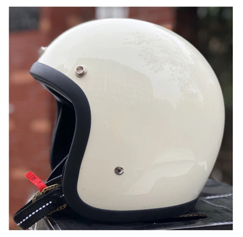 3/4 Face Japan Helmet Race Retro Rider  500-TX Helmet 07FC0E-D4 - KOEEK