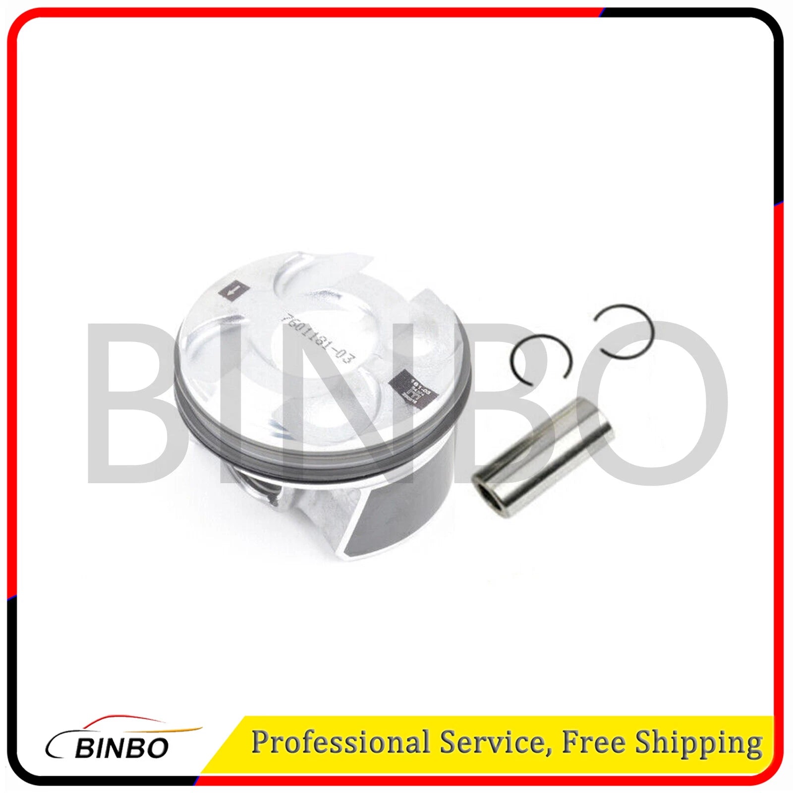 4x Piston & Ring +0.25MM For 10-16 MINI Cooper Countryman Paceman N13 N18 07FC0E-D4 - KOEEK