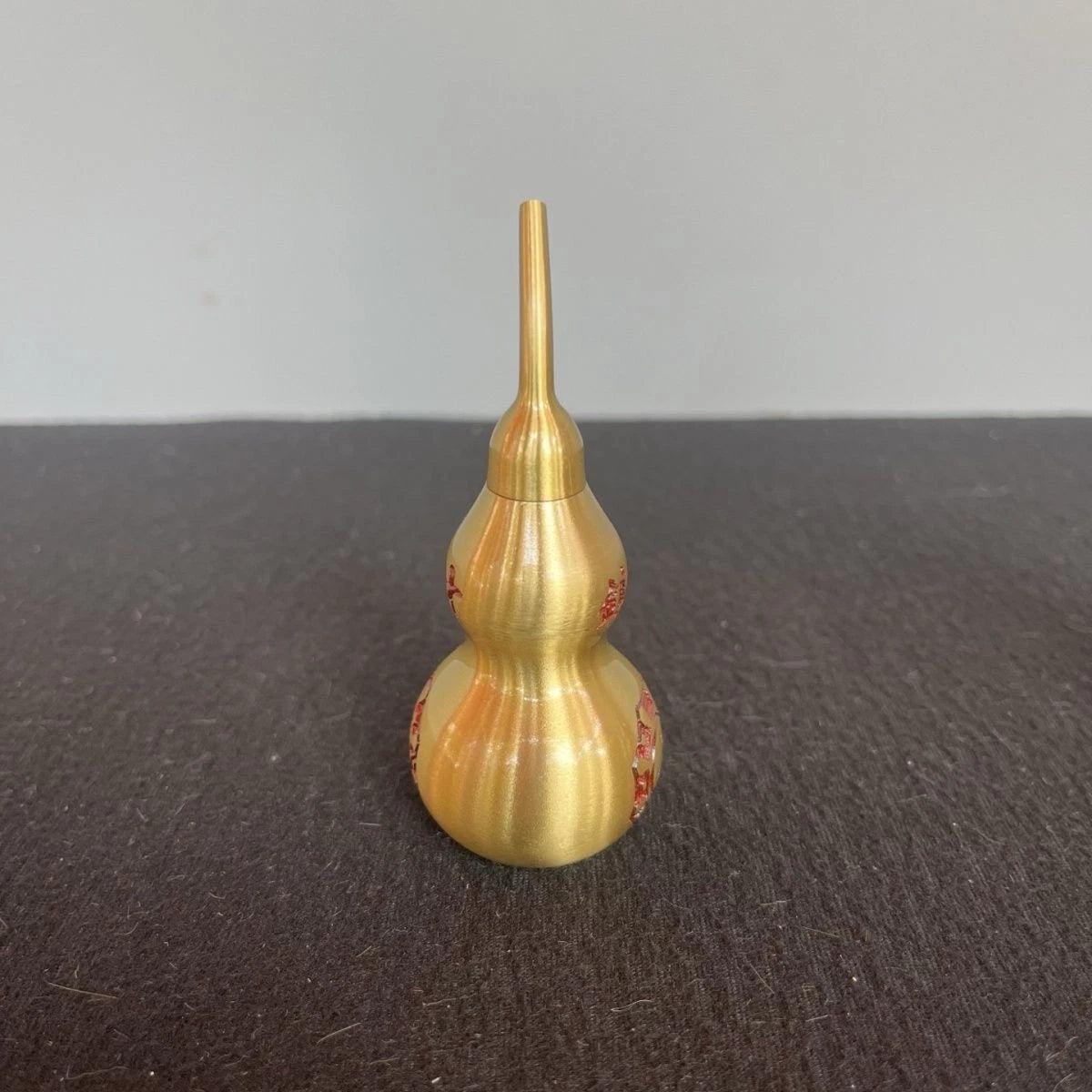 Brass Gourd Figurine Hollow With Lid Bagua Fu Lu Home Door Decor 07FC0E-D4 - KOEEK