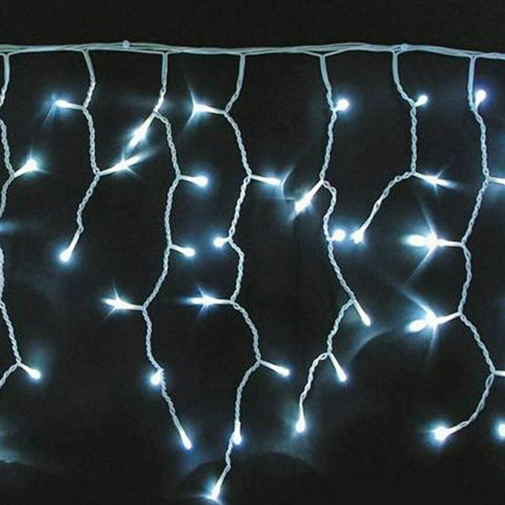 6M/10M 120/300/400/800 LED Icicle Christmas Fairy Lights (Warm/Cool/Blue/B&W) 07FC0E-D4 - KOEEK