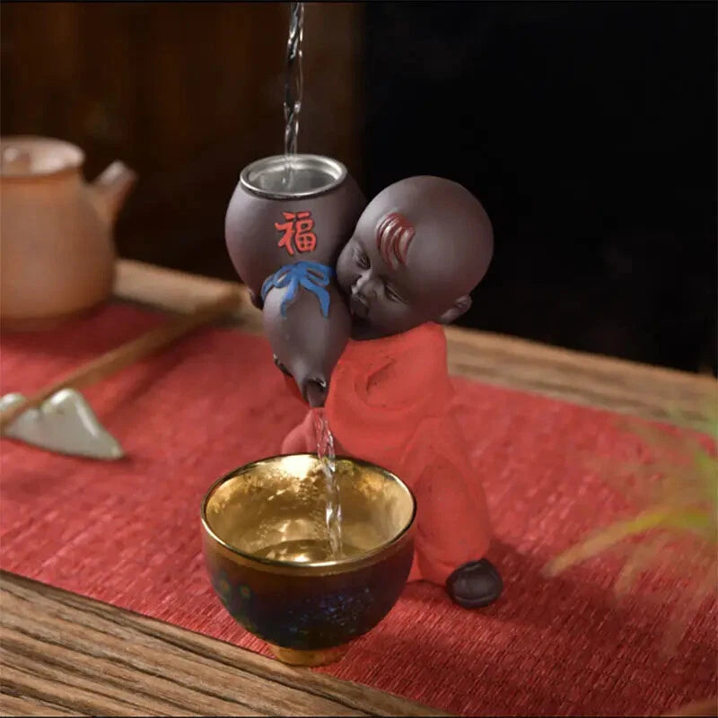 Creative Child Filter Purple Sand Tea Pet Spray Kung Fu Tea Set Tea Ceremony 07FC0E-D4 - KOEEK