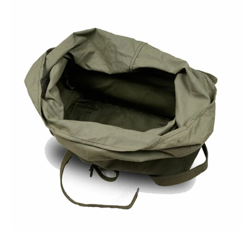 Replica WW2 US M1945 Haversack Military Backpack Combo Set X Strap Canvas Green 07FC0E-D4 - KOEEK