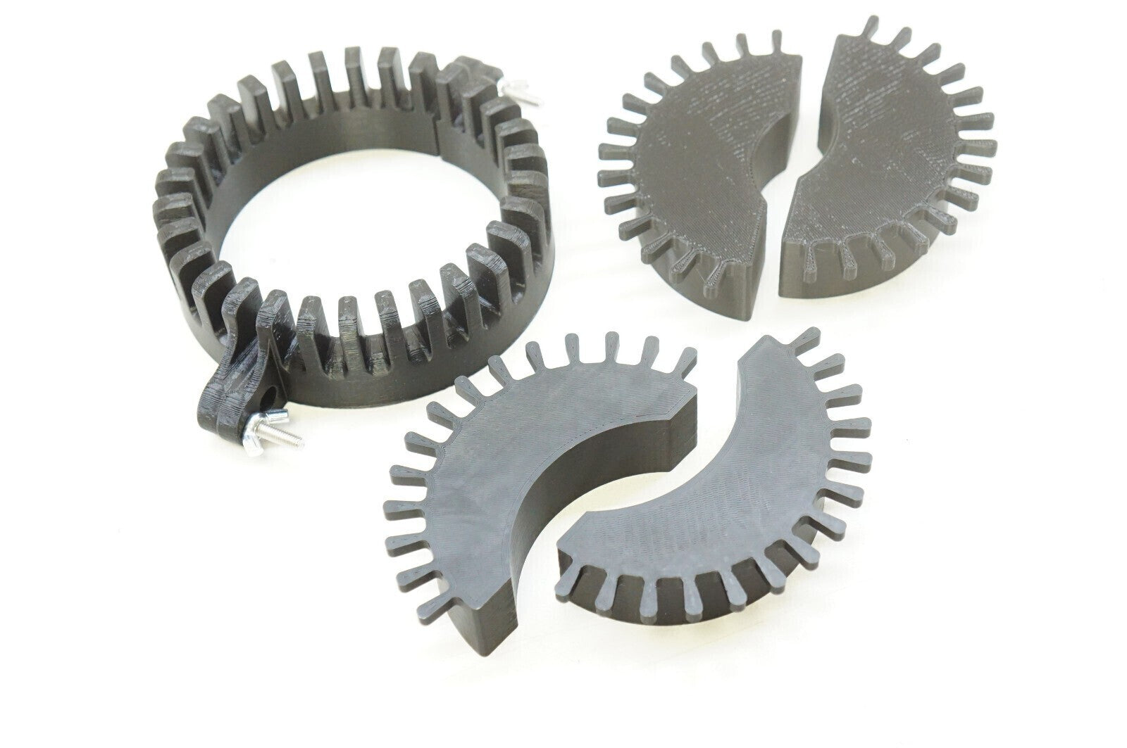 Custom 3D Christmas Tree Flag Pole Mega Topper Light Hook 1/2" - 4 1/2" Flagpole 07FC0E-D4 - KOEEK