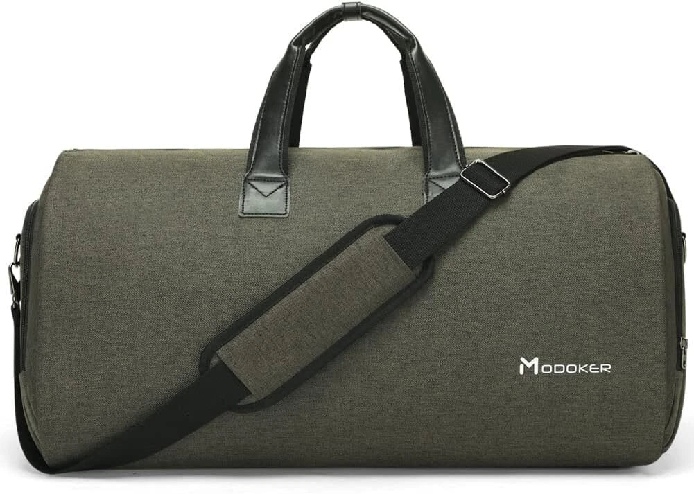Convertible garment bag with shoulder strap, 2-in-1 hanging suitcase travel bag 07FC0E-D4 - KOEEK