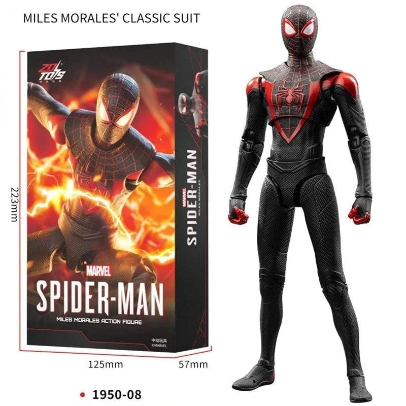 ZD Toys Marvel Miles Morales Spider-Man Classic Suit 1/10 Collectible Figure 07FC0E-D4 - KOEEK