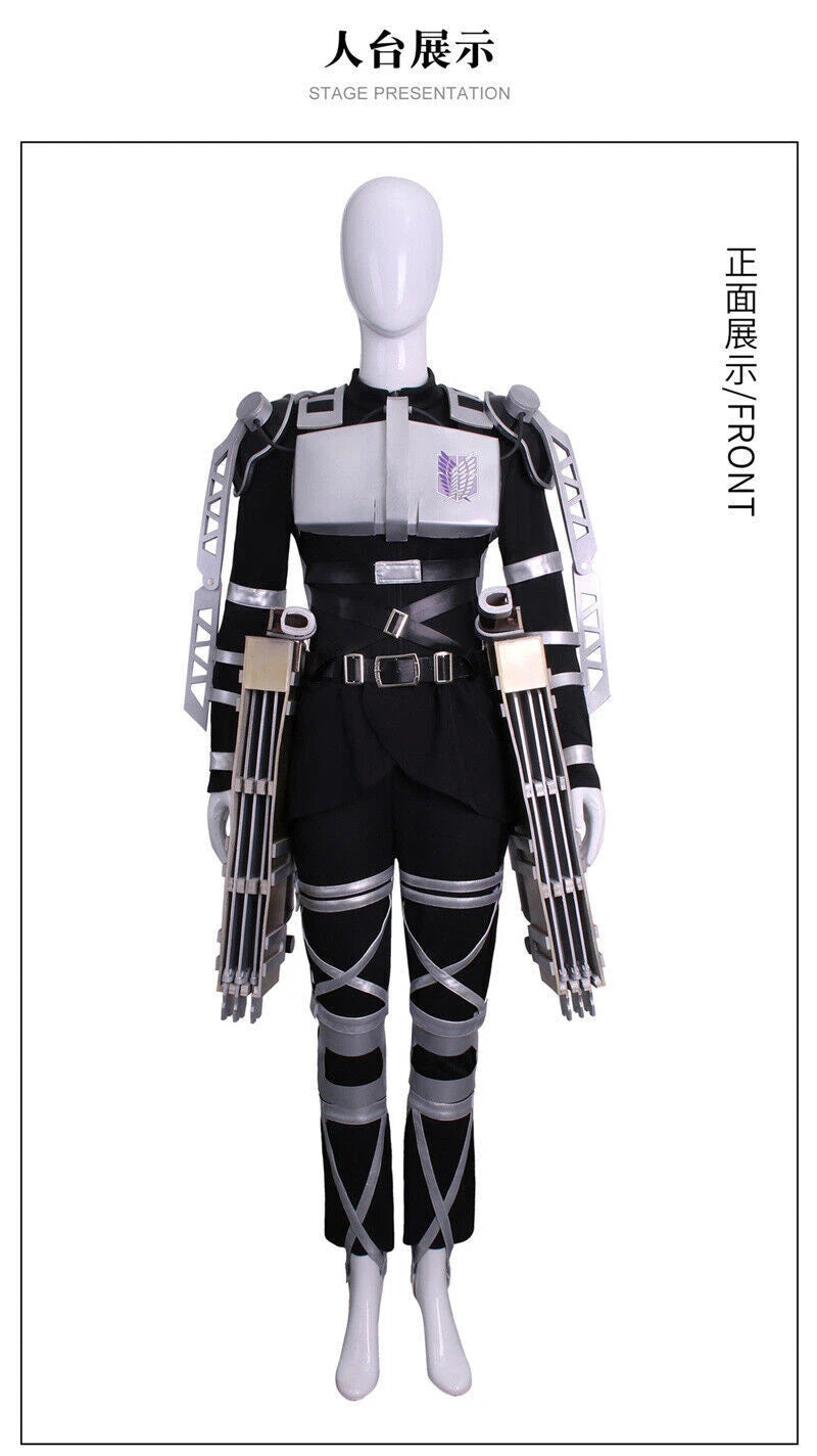 Attack On Titan The Finish Season Cosplay Costume Outfits Anime 3D Maneuver Gear 07FC0E-D4 - KOEEK