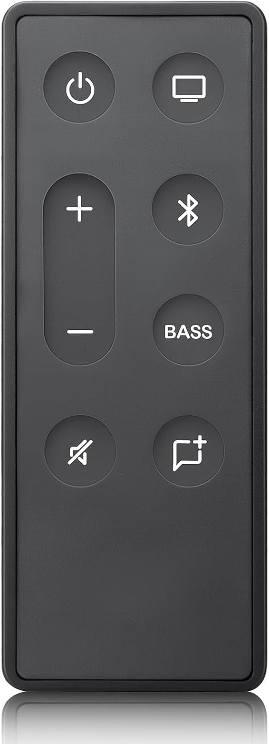 new  Replacement Remote Control for Bose TV Speaker/Bose  bose, Black 07FC0E-D4 - KOEEK