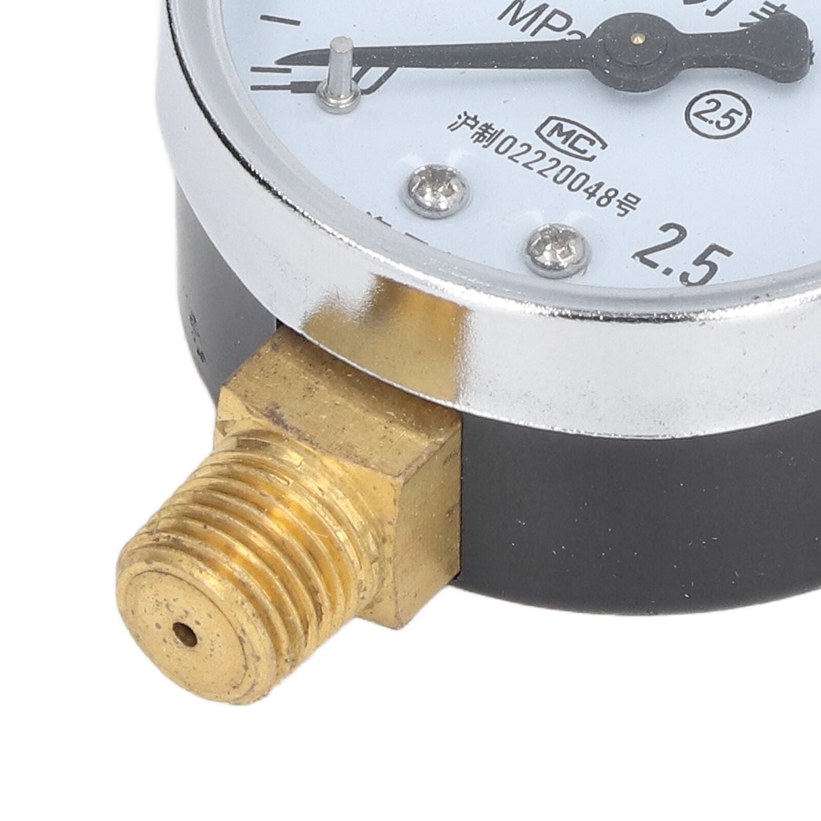 new Pressure Gauge 1/4NPT Transparent Dial Accuracy Level 2.5Pressure Gauge0-2.5Mpa koeek - KOEEK