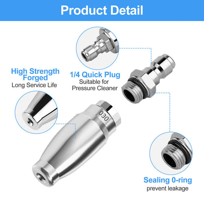 1/4inch Quick Connect 3600PSI Pressure Washer Nozzle 6-in-1