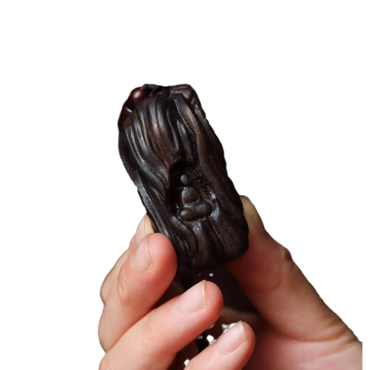Agarwood Shapeless Buddha Pendant Wooden Car Hanging Carved Ornament 07FC0E-D4 - KOEEK