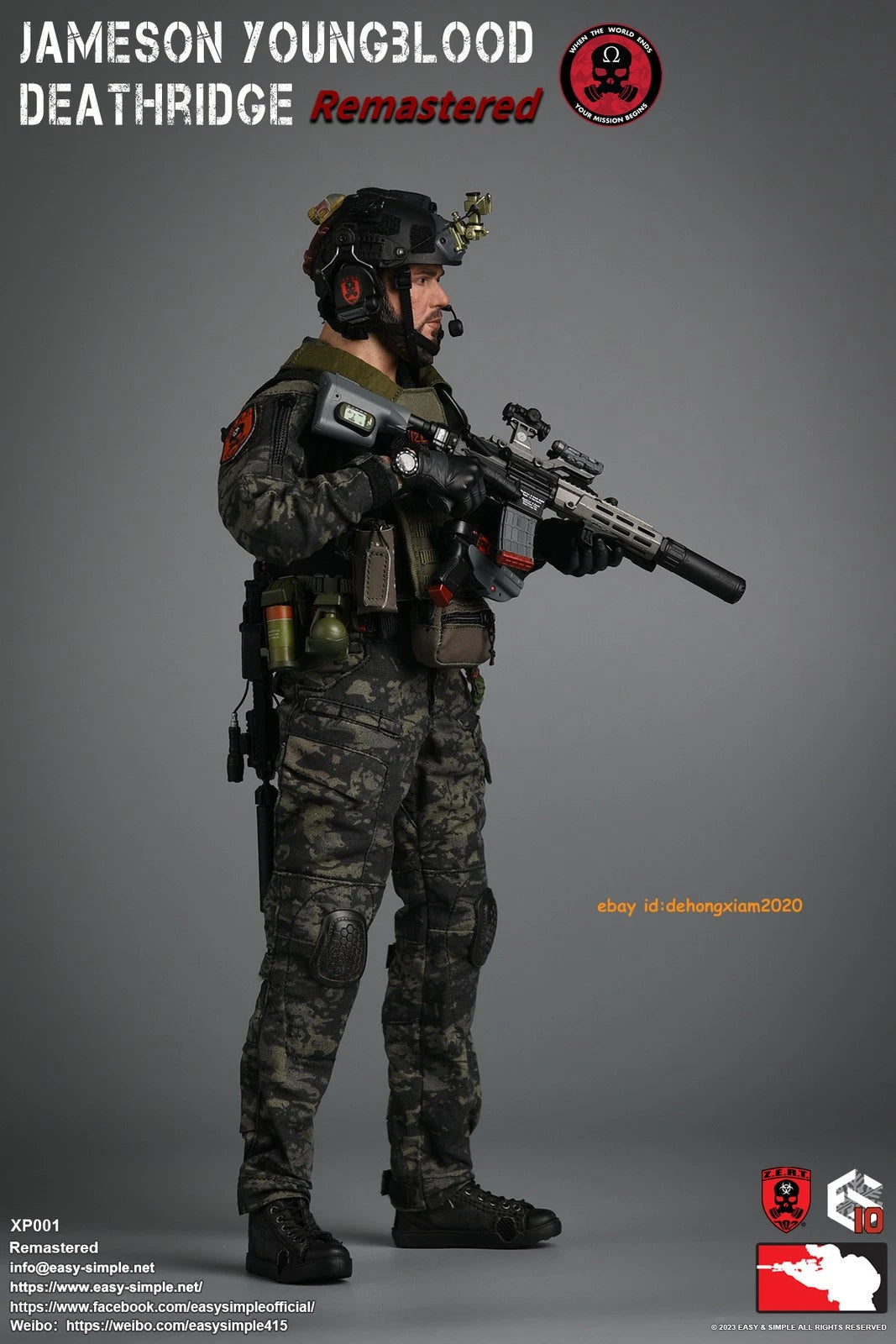 1:6 Scale Easy & Simple ZERT Jameson Deathridge Remastered 12" Action Figure Toy EASY_&_SIMPLE - KOEEK