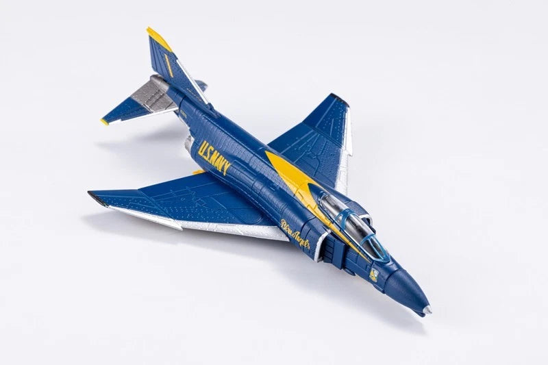 AF1 1/144 McDonnell Douglas F-4J "Blue Angels" Diecast Model 07FC0E-D4 - KOEEK
