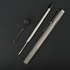 Titanium Alloy Bolt Action Pocket Ball Pen Signature Tactical EDC Pen G2 Refill 07FC0E-D4 - KOEEK
