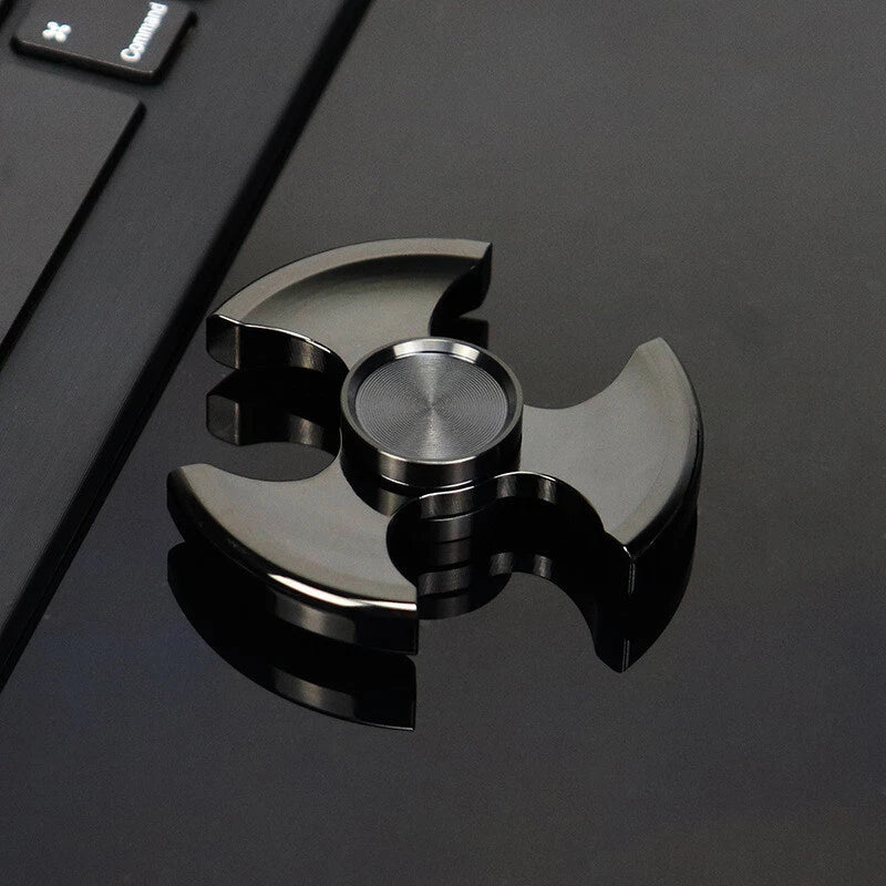 Pure Steel Fidget Hand Spinner Finger Gyro Toys EDC Focus Stress Reliever gift 07FC0E-D4 - KOEEK
