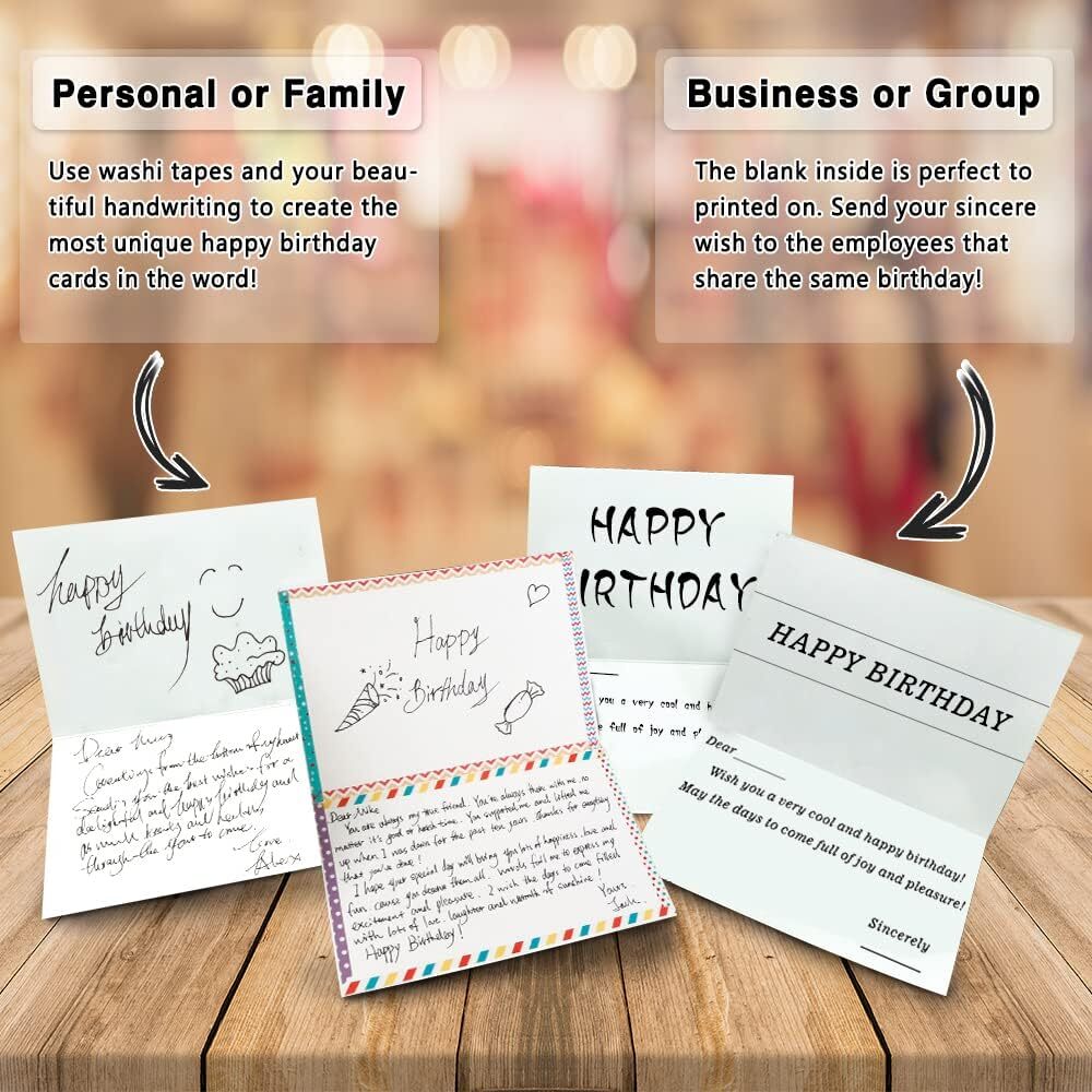 new feela Birthday Cards Bulk, 40 Pack 40 Designs Happy 4 x 6 inch, 40 pack FEELA - KOEEK