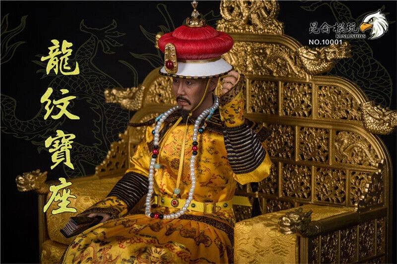 KunLun Toys Ancient Emperors Dragon Chair For 1/6 Scene Figure Model Accessory KUNLUN_TOYS - KOEEK