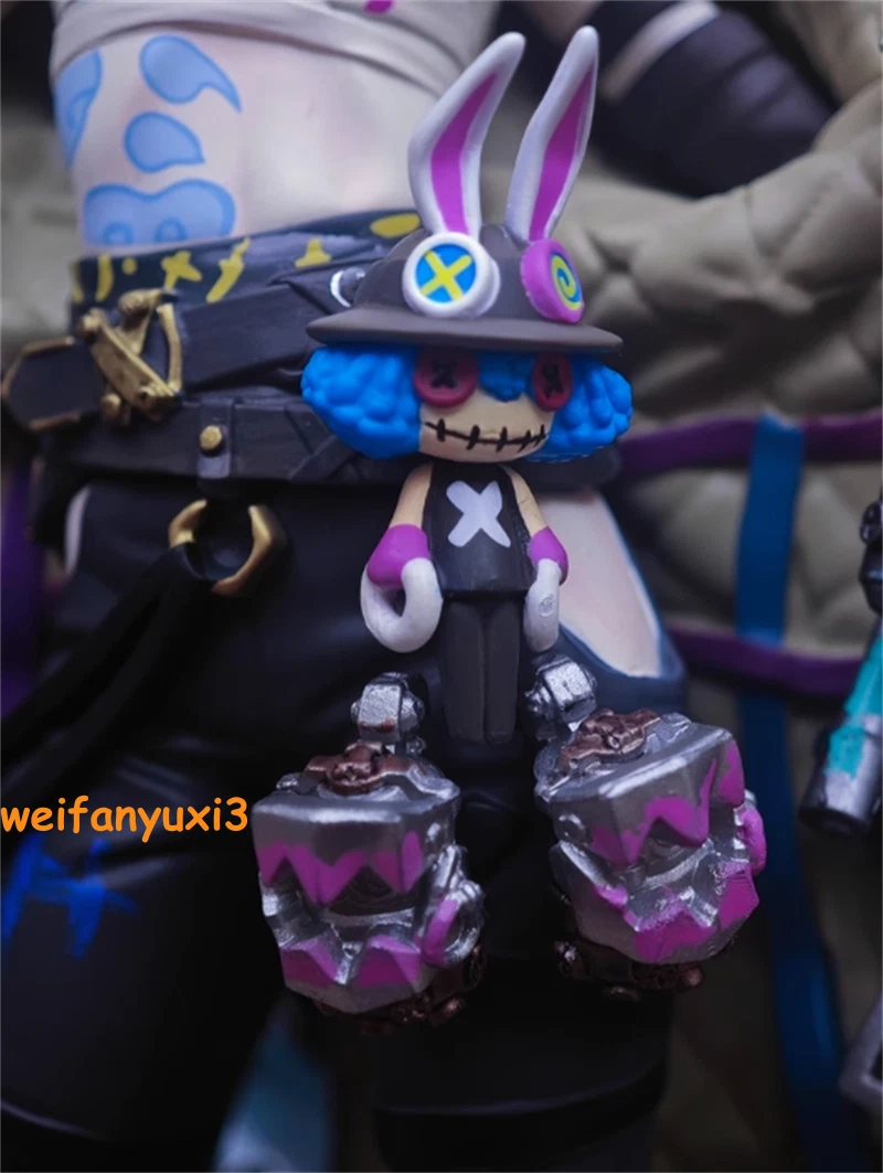 Jinx 1/7 Figure Statue Arcane：League of Legends Model 30.5cm Toy Collectible 07FC0E-D4 - KOEEK
