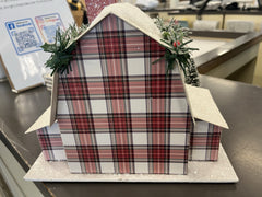 Pottery Barn Christmas Classic Light-Up Mantel Village farm fresh trees POTTERY BARN - KOEEK