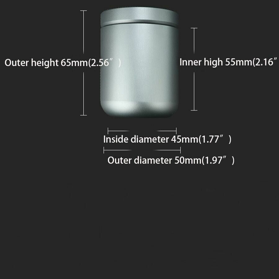 Aluminum Alloy Dust-proof Waterproof Metal Jewelry Storage Tea outdoor EDC Box 07FC0E-D4 - KOEEK